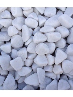 Beyaz Çakıl Taşı 30 kg (Orta)