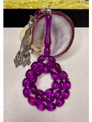 İskenderun Tesbih Iskenderun Tespih Aykırı Renk Ağır Alpaka Püsküllü Ateş Kehribar Tesbih