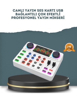 İntora Gürültü Engelleme Özellikli Canlı Yayın Ses Kartı