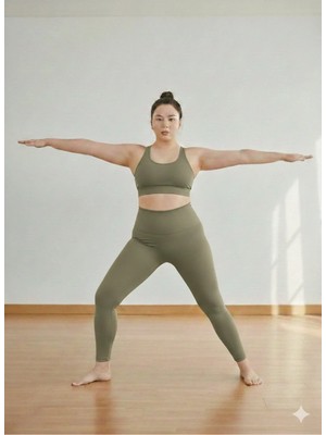 Bitangosu Büyük Beden Sporcu Tayt- Yüksek Bel- Korseli-Her Mevsim Çok Rahat-Esnek