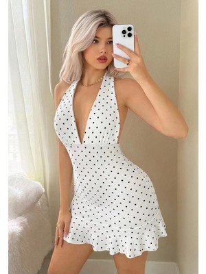 Beleng Puantiyeli Elbise