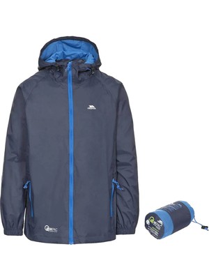 Trespass Qikpac - Unisex Packaway Unisex Mavi Yağmurluk