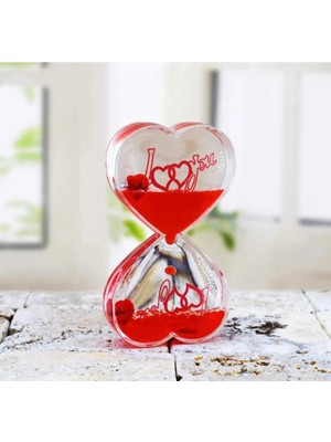 Tp Buğz Kalp Şeklinde Jel Kum Saati