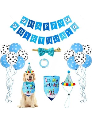 Tp Buğz Köpekler Için Doğum Günü Partisi Seti