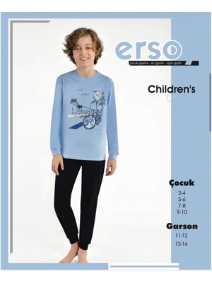 Ersoy 516U Erkek Çocuk Uzun Kollu Pijama Takımı
