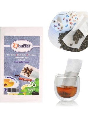 Tp Buğz 26 Adet Pratik Kullan At Çay,bitki Çayı,filtre Kahve Demleme Poşeti Süzgeci