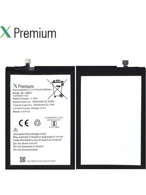 Tp Infinix Hot 20 Play Uyumlu Batarya Xpremium Pil Süper Yüksek Kalite 6000 Mah BL-58BX