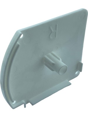 MorPerde Kapalı Kasa Perde Kare Tıpalı Küçük Kutu Beyaz Sağ Kapak