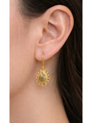 Kızılay Kuyumcusu 14 Ayar Altın Damla Küpe UME0129