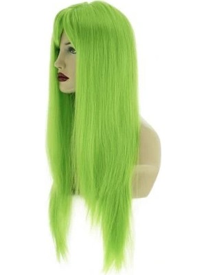 Tp Buğz Yeşil Uzun Peruk Saç
