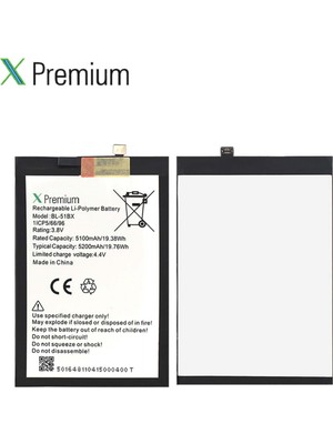 Tp Infinix Hot 10 Uyumlu Batarya Xpremium Pil Süper Yüksek Kalite 5200 Mah BL-51BX