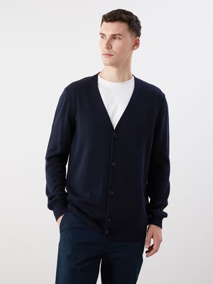 Lc Waikiki Yeni Sezon Standart Kalıp V Yaka Erkek Triko Hırka