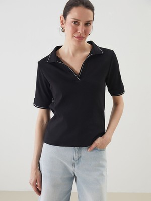 Lc Waikiki Yeni Sezon Polo Yaka Kadın Tişört