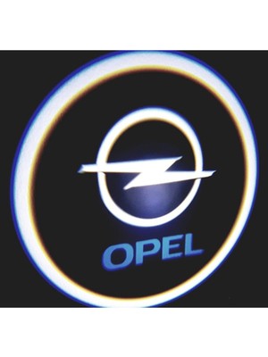 Özgürce Pilli Yapıştırmalı Kapı Altı LED Logo, Opel Araçlar Için, Şık ve Kolay Montaj