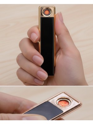 Osense Rüzgar Geçirmez Elektronik Çakmak – Modern Tasarım, Metal Gövde