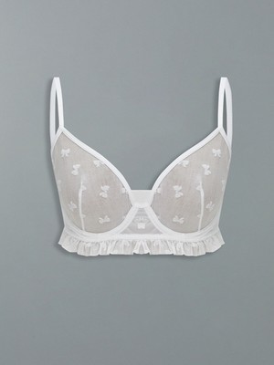 Lc Waikiki Yeni Sezon Balenli Dolgusuz Dantelli Tişört Sütyen