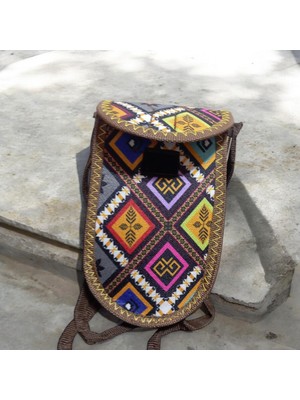 Öykücanbu Otantik Terme Kumaş Telefon Cüzdanlık Küçük Omuz Çantası