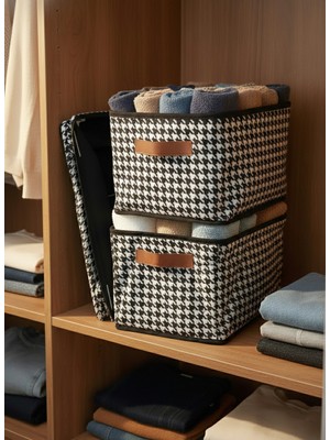 Handyol 2 Adet Acı Kahve Kazayağı Çelik Dolap Içi Düzenleyici Organizer 45X25X20