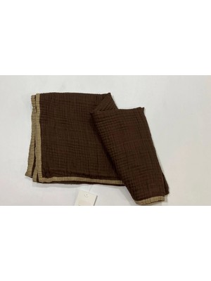 İpekal Ipekal Müslin Şal Kahverengi Kum