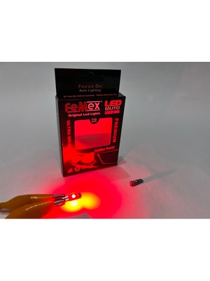 Özgürce 10'lu T5 LED 3030 Chipset Mini Kırmızı Ampul Seti