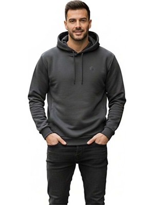 Lumberjack MB SN73 Hoodıe 5pr Erkek Sweatshirt Kapşonlu