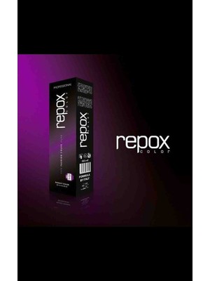 Repox Saç Boyası Kuaför %100 Beyaz Kapatma Amonyaklı Italyan