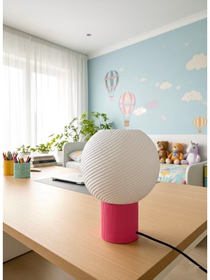 Piccomino Geometrik Tasarım Dekoratif Abajur