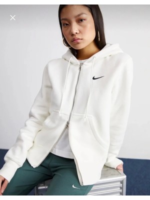 Nike Sportswear Phoenix Fleece Oversized Full-Zip Hoodie Tam Boy Fermuarlı Bol Kalıp Kadın Sweatshirt DQ5758-133