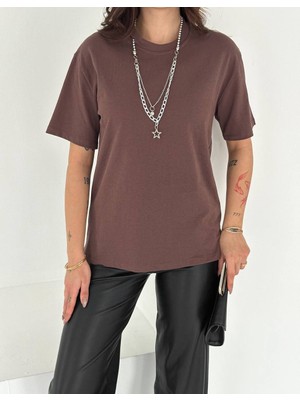 Noa Noa Kolyeli Basic T-Shirt