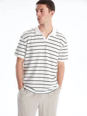 Lc Waikiki Yeni Sezon Polo Yaka Çizgili Erkek Tişört