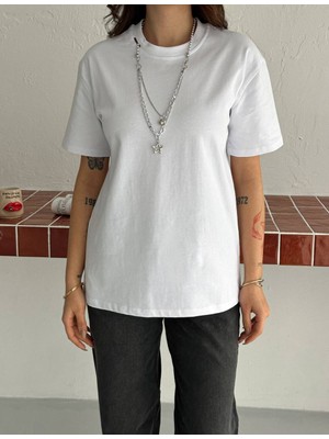 Noa Noa Kolyeli Basic T-Shirt