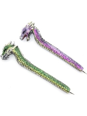 Erdo Dragonlu Polyester Tükenmez Kalem