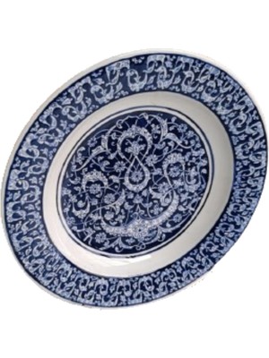 Sultanmavi - Iznik Koleksiyonu Tabak