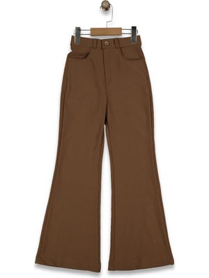 Baglan Kız Çocuk Ispanyol Lastikli 5 Cep Pantolon BGL-ST05212