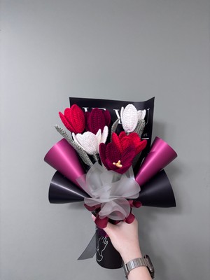 Lavinia Center El Yapımı Solmayan Lale Buketi