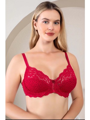 Marsilyan Nurteks 1050 Kadın Balenli Dantelli Toparlayıcı Sütyen