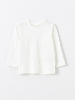 Lc Waikiki Yeni Sezon Bisiklet Yaka Uzun Kollu Basic Erkek Çocuk Tişört