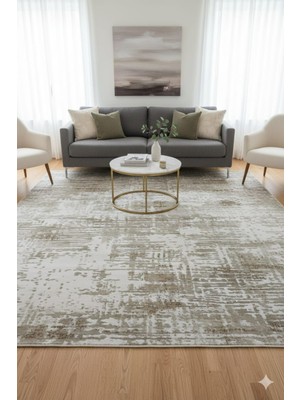 Prestige Halı Pestij Halı Olıympıa OL301 Beıge Modern Koridor Halısı