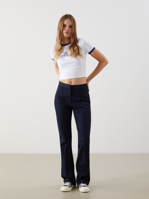 Lc Waikiki Yeni Sezon Dar Fit Ispanyol Paça Kadın Pantolon