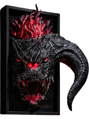 Book Nook Balrog Kitap Tutucu Kitaplık Dekoru Orta Dünya Figürü Balrog Figürü