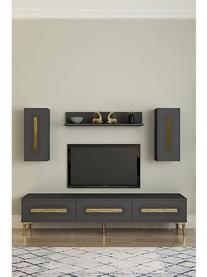 Ceneyra TVR1804AG - Rany TVR180 Ünitesi Takım 180CM Antrasit-Gold