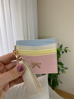 Nevalia Kadın Çok Renkli Mini Kartlık Cüzdan El Çantası-Anahtarlıklı Küçük Cüzdan&kartlık