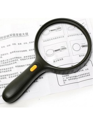 3led IŞIKLI,1.8X5X 138MM Lenslı Büyüteç - Lisinya