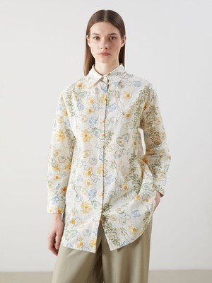 Lc Waikiki Yeni Sezon Desenli Oversize Kadın Gömlek Tunik