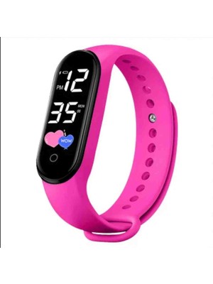 Kadın saati piratikcozumshop silikon saat canlı Gece Işıklı & Renkli Tasarım Sevimli karikatür