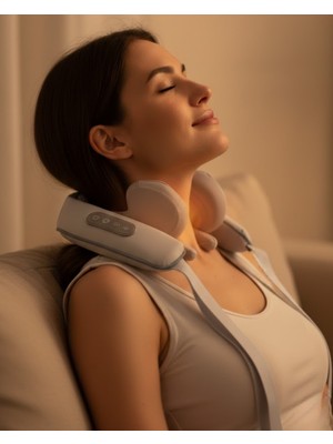 Novytech Isı Terapili Boyun ve Omuz Masaj Cihazı Sessiz Motorlu Çok Bölgeli Kullanım - Lisinya