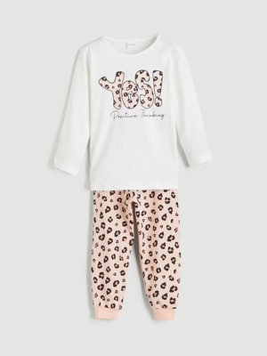 Lc Waikiki Yeni Sezon Baskılı Kız Çocuk Pijama Takım