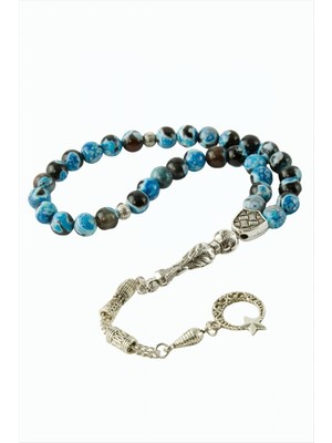 Marsilyan Akik Doğaltaş Tesbih 8 mm