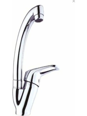 abnturk Ultra Lüks Kuğu Lavabo Mutfak Bataryası Döner Borulu Sıcak Soğuk Su