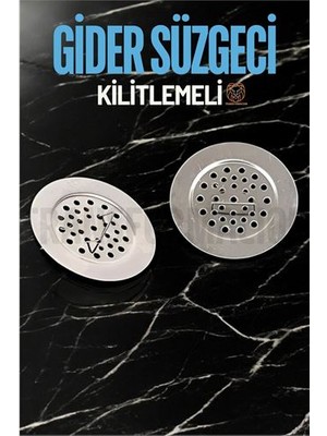 Zenvia Hsnet Kilitlenebilir Metal Lavabo Evye Süzgeci 2 Adet  ZNV-HBY3245
